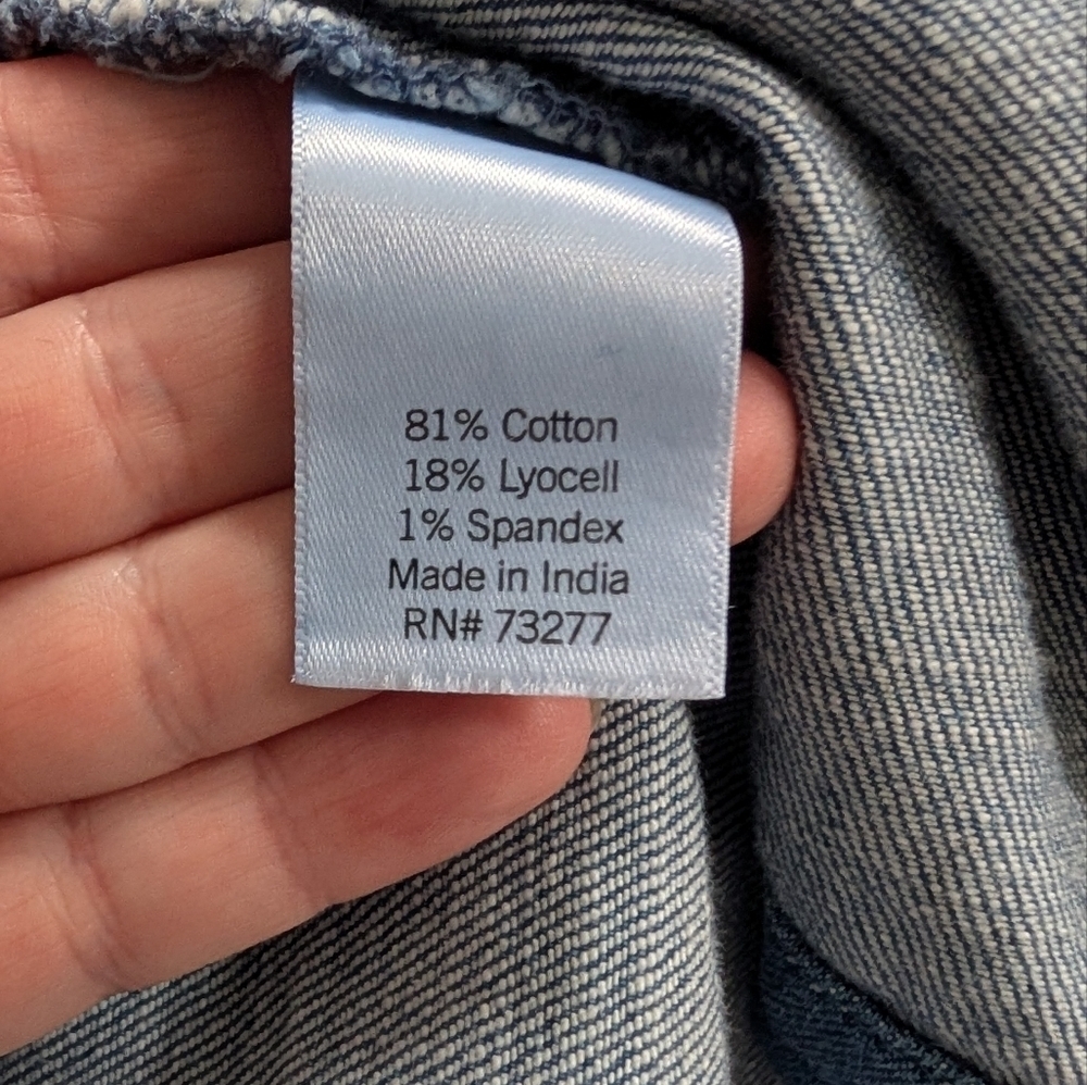 Sonoma Goods For Life Utility Denim Women's Jacket (EUC) (Large) - Picture 4 of 8